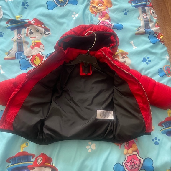 Red And Black Givenchy Toddler Coat - Picture 3 of 4